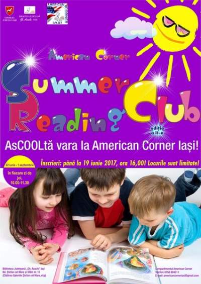 Summer Reading Club - AsCOOLtă vara la American Corner Iași!, ediția a II-a