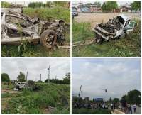 Accident feroviar, la Hălăucești: Șofer adus în stare gravă cu elicopterul SMURD la Iași